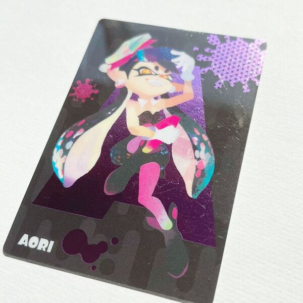 スプラトゥーン2 イカすカードウエハース アオリ