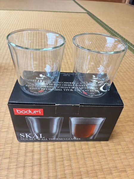 ペア ダブルウォールグラス bodum
