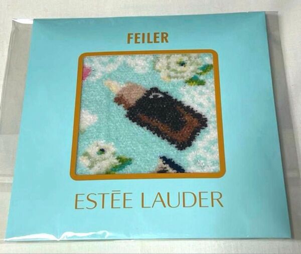 ☆FEILER☆フェイラー☆ESTEE LAUDER☆エスティローダー☆ コラボ コスメ&花柄 ハンカチ 【限定品 完売品】