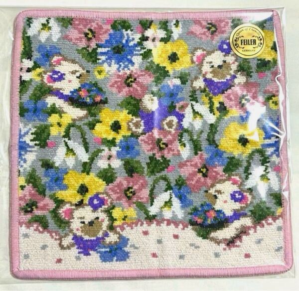 ☆FEILER☆フェイラー☆ 新品 リリアファインドミー! シェニール織ハンカチ 花柄【完売品】