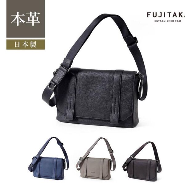 ★送料無料★FUJITAKA フジタカ ミニショルダーバッグ ブラック