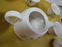 未使用品　　中国茶器６点セット　急須１；湯飲み　５　箱付き　送料無料_画像6