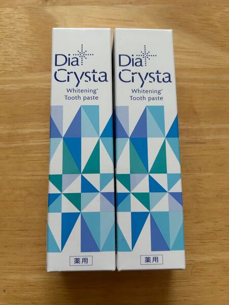 歯磨き粉 ホワイトニングジェル DiaCrysta ディアクリスタ オーガニック×2本