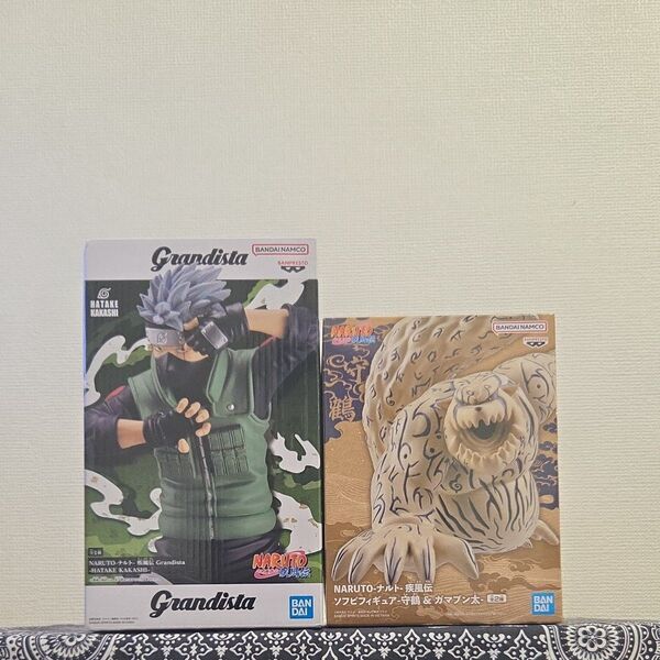 NARUTO ナルト疾風伝 フィギュア Grandista はたけカカシ SOFVIMATES 守鶴 2種セット。