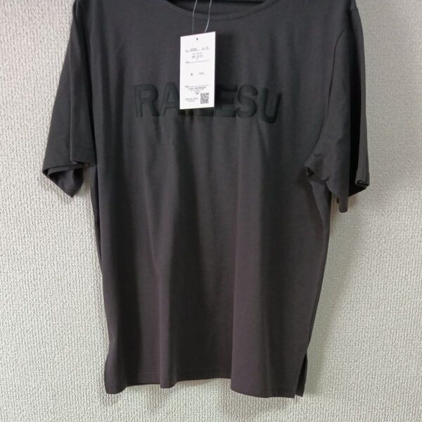 土日価格 新品タグ付きしまむらロゴプリントTシャツ 半袖 LLサイズ Tシャツ
