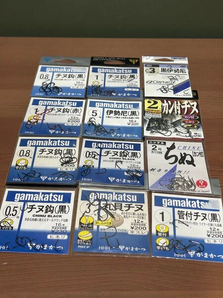 がまかつ チヌ鈎 管付チヌ 伊勢尼 黒鯛