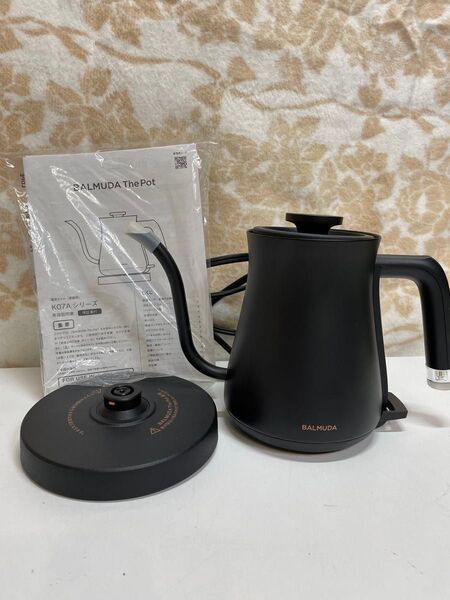 BALMUDA The Pot K07A-BK 電気ケトル ブラック 未使用