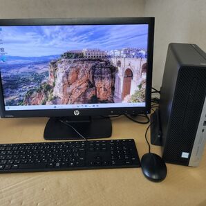 HP PCセット ProDesk600 G3 SFF/20インチモニター/他/ Win11 Home/i3−7100/ SSD