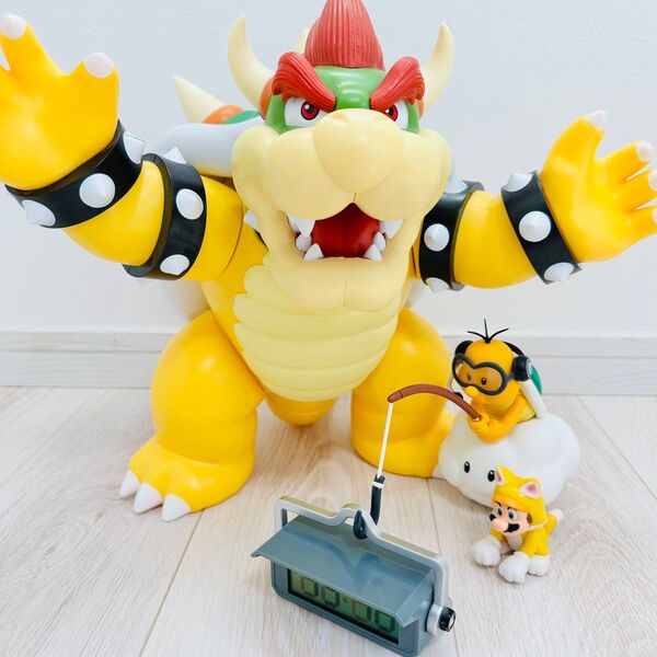 スーパーマリオ ビッグアクションフィギュア クッパ 一番くじ ジュゲム時計