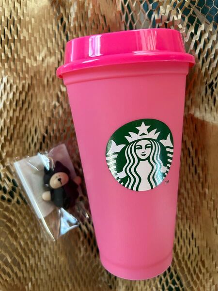 スターバックス リユーザブルカップ ドリンクホールキャップ ベアリスタ ハロウィン