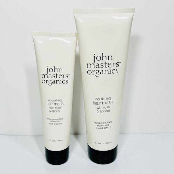 【新品未使用】john masters organics ジョンマスター ヘアトリートメントセット ローズ&アプリコット