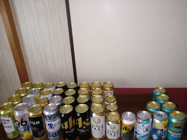 40本ジムビーム-196ザ・ピールPSBトリプル生ビタリストマルエフ晴れ風氷結翠ジンソーダスーパードライ生ジョッキ缶オールフリー
