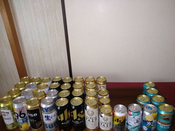 40本ジムビーム-196ザ・ピールPSBトリプル生ビタリストマルエフ晴れ風氷結翠ジンソーダスーパードライ生ジョッキ缶オールフリー
