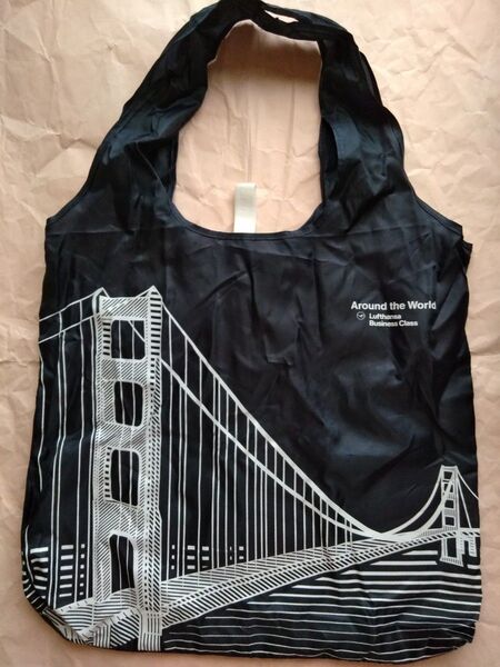 ルフトハンザLufthansaアメニティエコバッグのみ/サンフランシスコGolden Gate Bridgゴールデンゲートブリッジ