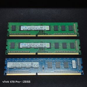 PC3 12800(DDR3 1600) 2GB×3枚 ジャンク扱い