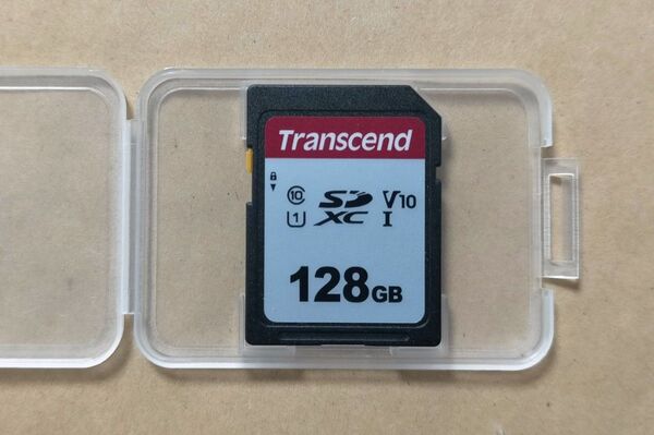 3点セット Transcend 128GB SDカード Class10 UHS-I V10 TS128GSDC300Sトランセンド