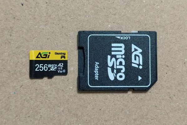 AGi Gaming MicroSDカード 256GB Switch対応