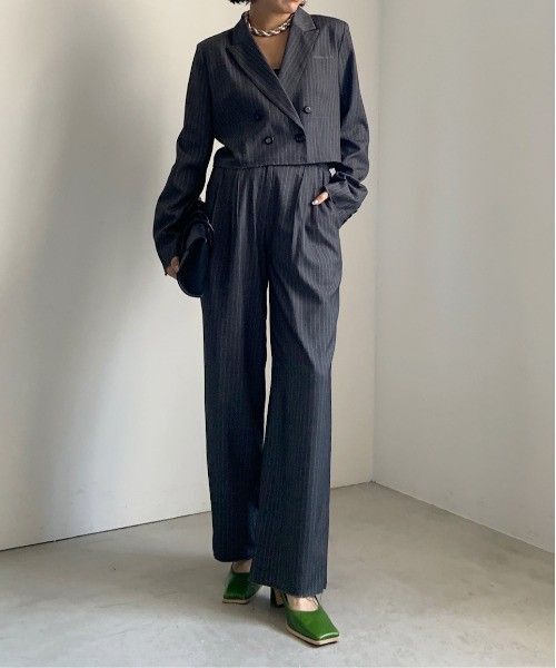 希少 AMERI VINTAGE SHORT JACKET SET UP