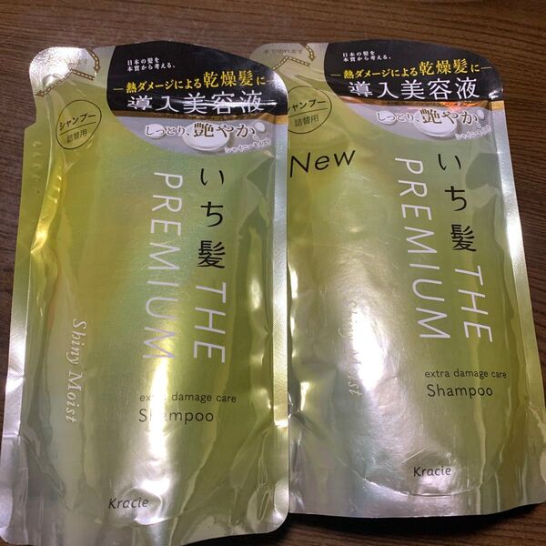 いち髪 THE PREMIUM シャイニーモイスト シャンプー レフィル 340ml×2個