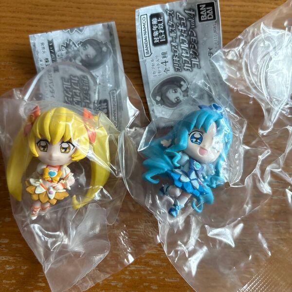 プリキュアオールスターズ カプセルフィギュアコレクションVol.4 キュアサンシャイン キュアマリン 2種セット
