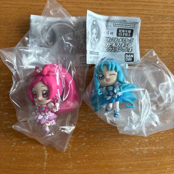 プリキュアオールスターズカプセルフィギュアコレクション vol.4 キュアブロッサム キュアマリン ハートキャッチプリキュア 2種