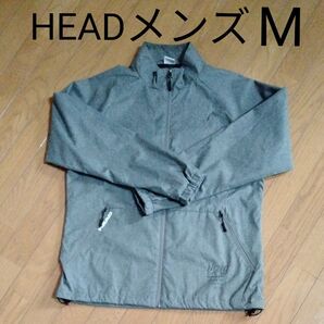 HEAD メンズジップパーカー グレー Mサイズ スポーツウェア 春秋最適品