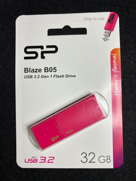 シリコンパワー USBメモリー 32GB USB3 ピンク 未使用未開封