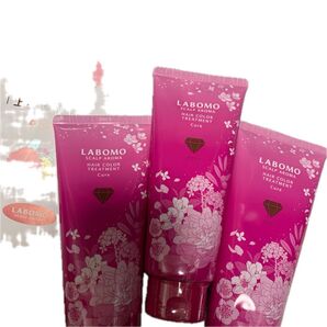 LABOMO スキャルプアロマ ヘアカラートリートメントCure ブラウン 3本セット