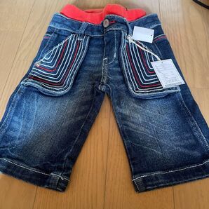 デニムハーフパンツ 100新品未使用