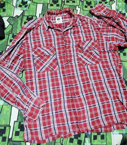 MILSPEC DAILY WEAR 長袖シャツ ヴィンテージ 日本製 L 長袖 古着 アウトドア ネルシャツ チェック