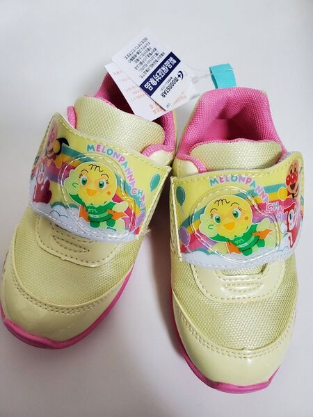 アンパンマン靴 メロンパンナちゃん ドキンちゃん ベビーキッズシューズ 15センチ 新品未使用 ムーンスター 女の子