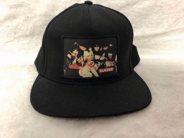 Supreme 16AW Slayer Altar 5-Panel キャップ 黒 グラフィック パッチ USA製 hat camp