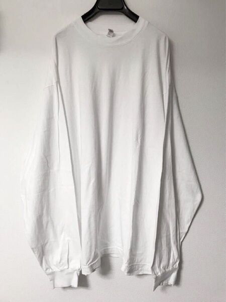 LOS ANGELES APPAREL 6.5oz L/S 白 長袖 Tシャツ XL ロンT スウェット