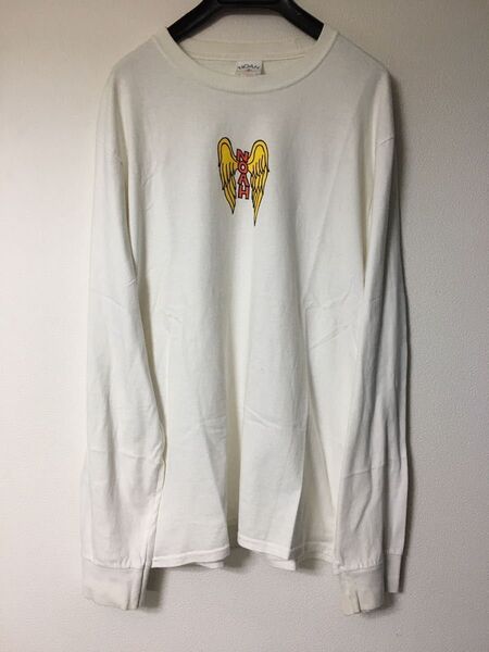 NOAH NYC Wings Logo L/S Tee ウイングロゴ ロンT 長袖 Tシャツ 白