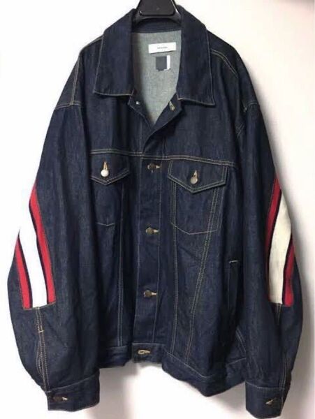 facetasm rib denim jacket オーバーサイズ デニム ジャケット 4 リブ Gジャン トラッカー