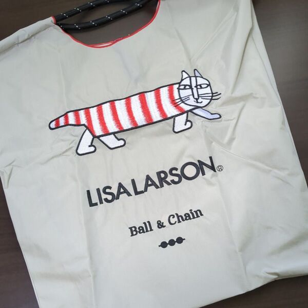 LISA LARSON × Ball&Chain コラボ エコバッグ ベージュ系