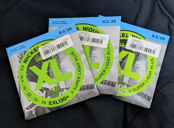 D'Addario EXL130+ Plus ダダリオ エレキギター弦 3セット