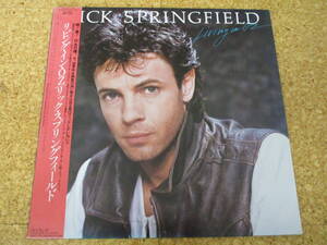 ◎Rick Springfield　リック・スプリングフィールド★Living In Oz/日本ＬＰ盤☆帯、２シート