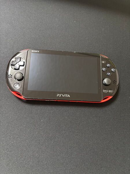 PSVita PCH-2000 本体 レッド 付属品は画像参照 バッテリー最新