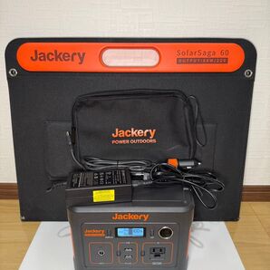 Jackery ポータブル電源240 SolarSaga 60 ソーラーパネル セット