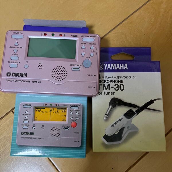 ヤマハ YAMAHA メトロノーム チューナー ピンク TDM-75