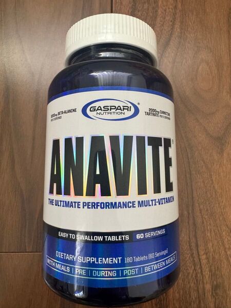 国内発送 送料無料 アナバイト ANAVITE 180錠 ギャスパリ ニュートリション マルチビタミン