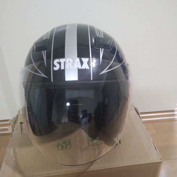 STRAX ジェットヘルメット ブラック系 SJ-9