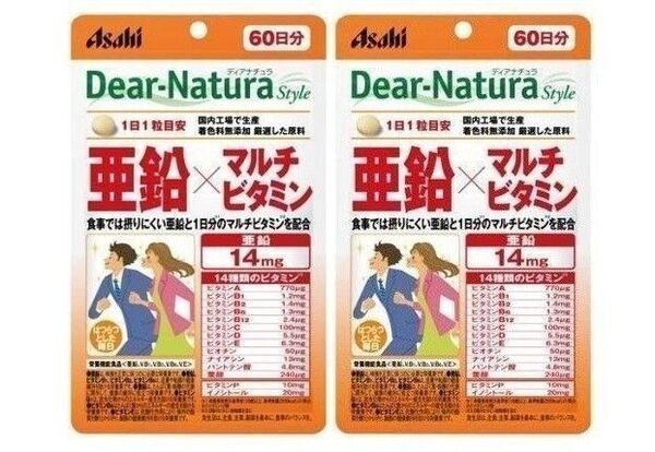 60日分×2袋 ディアナチュラ スタイル 亜鉛×マルチビタミン Dear-Natura Style