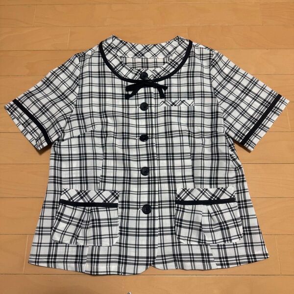 値下げ!美品★事務服オーバーブラウスブラウス 11AR