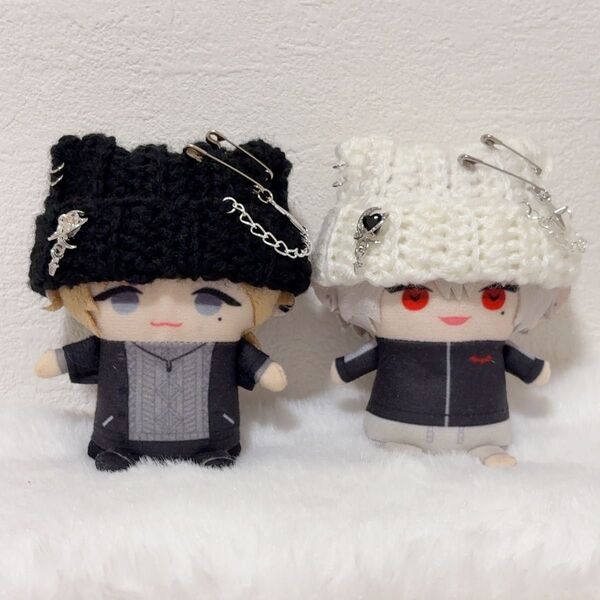 ネコ耳 ニット帽 10cm にじぱぺっと ぬい服 ぬい帽子