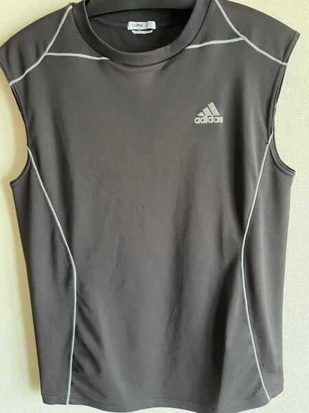 adidas ノースリーブシャツ 黒 メンズ トレーニング スポーツ