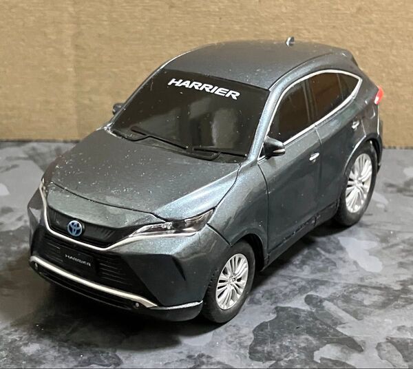 トヨタ ハリアー 80系 プルバックカー ミニカー ストレートグレーメタリック