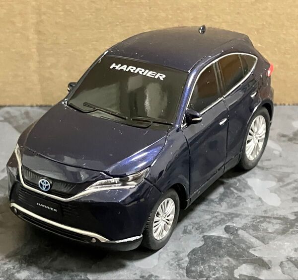 トヨタ ハリアー 80系 プルバックカー ミニカー ダークブルー