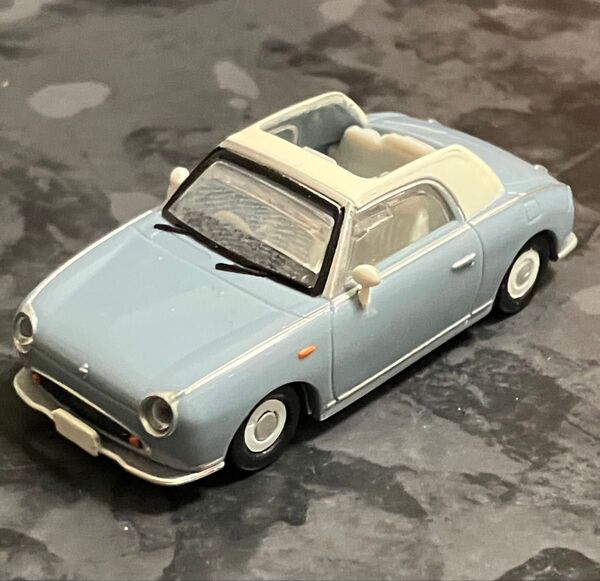 カプセルトイ ガチャ 1/64 日産 フィガロ パイクカー ミニカー